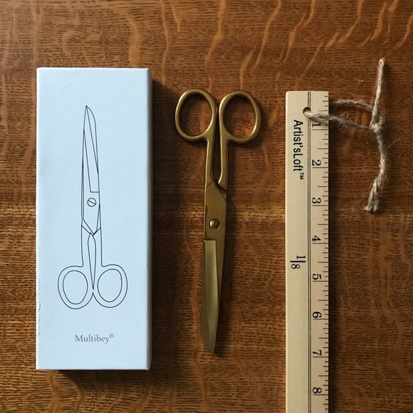 Gold Metal Scissors